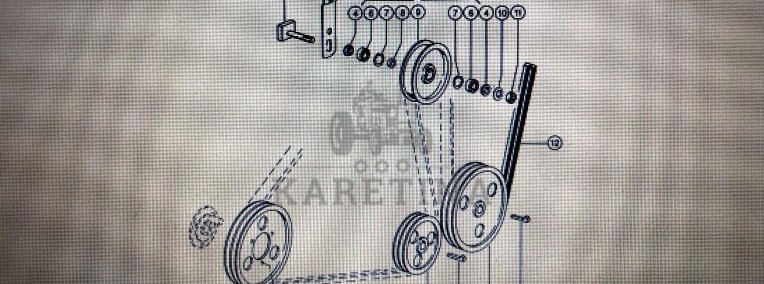 Koło pasowe Claas Mega 370-340 Nr katalogowy 000 603 189 0-1