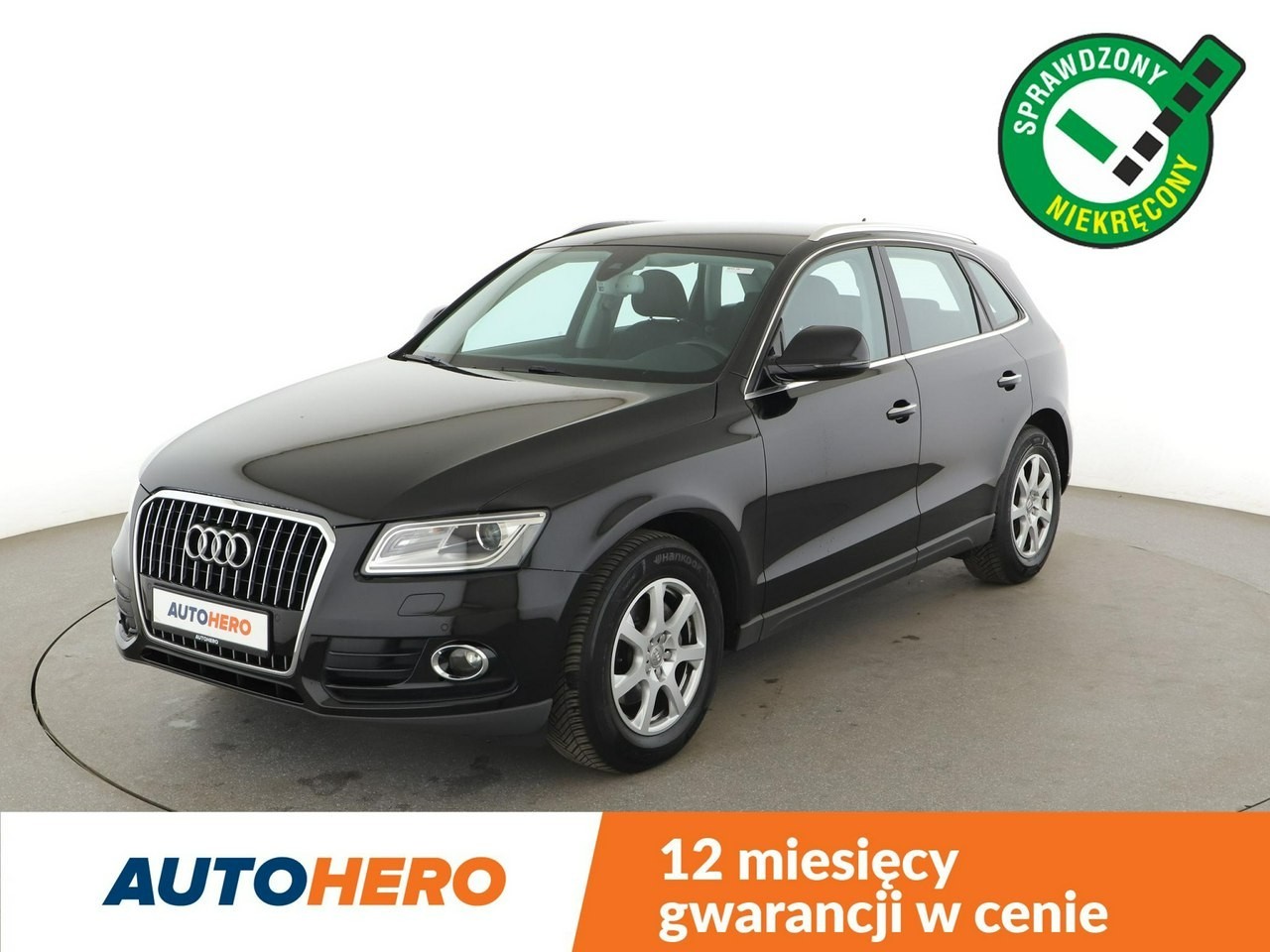 Audi Q5 II 2.0 TDI Automat Nawigacja Tempomat Grzane Fotele Asystenci Xenon PDC