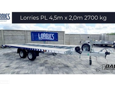 Lorries Laweta przyczepa Lorries PL27-4521 4,5m x 2m 2700 DMC LORRIES-1