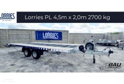 LORRIES Laweta przyczepa Lorries PL27-4521 4,5m x 2m 2700 DMC LORRIES