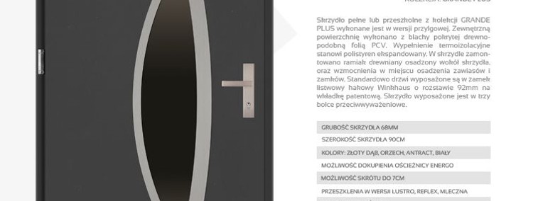 Drzwi wejściowe stalowe SETTO model LORENZO PLUS-1