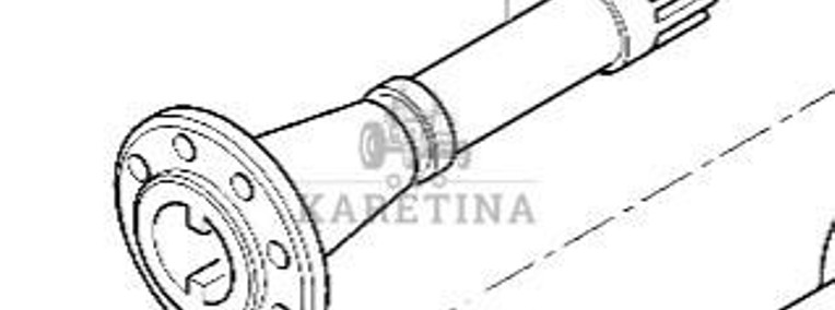 Massey Ferguson 7718S 7718 S 1804A DYNA 6 Wał Zwolnicy Osi Tylnej CZĘŚCI 4314512M1-1