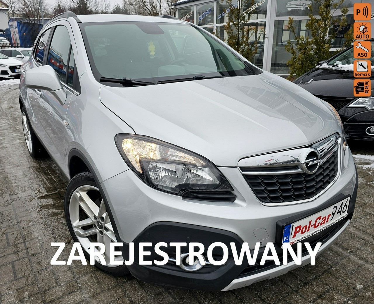 Opel Mokka skóra,klima 2 sterfowa,serwis, bagażnik rowerowy