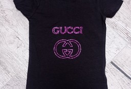 Tshirt Gucci 98 cm czarna logo