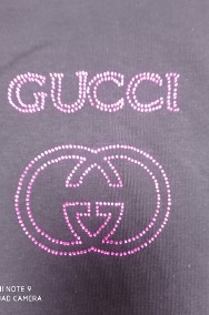 Tshirt Gucci 98 cm czarna logo-2