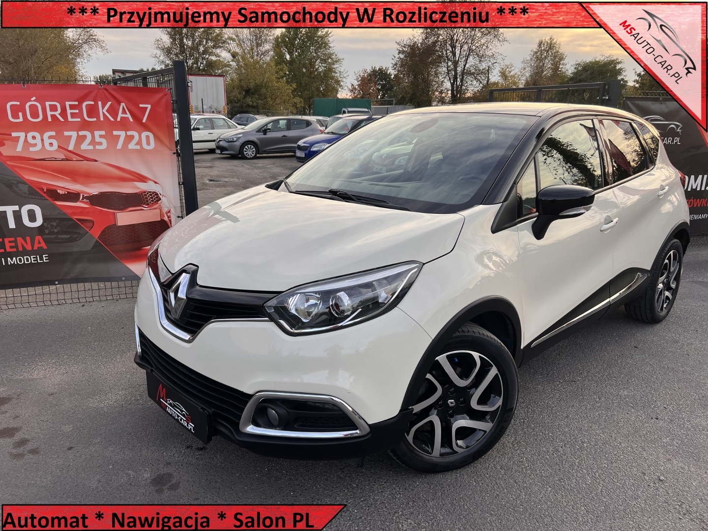 Renault Captur Salon PL ! 123tys. Przebiegu*Navi *Automat *Isofix*