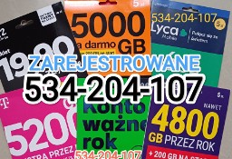 ZAREJESTROWANE KARTY ! STARTERY TELEFONICZNE PREPAID ! CZESKIE KARTY ANONIMOWE