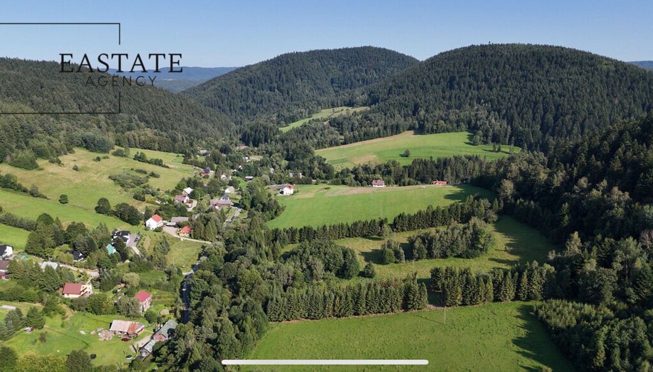 Grunt inwestycyjny 3,35 ha | MPZP | Beskid Sądecki - Widok 5