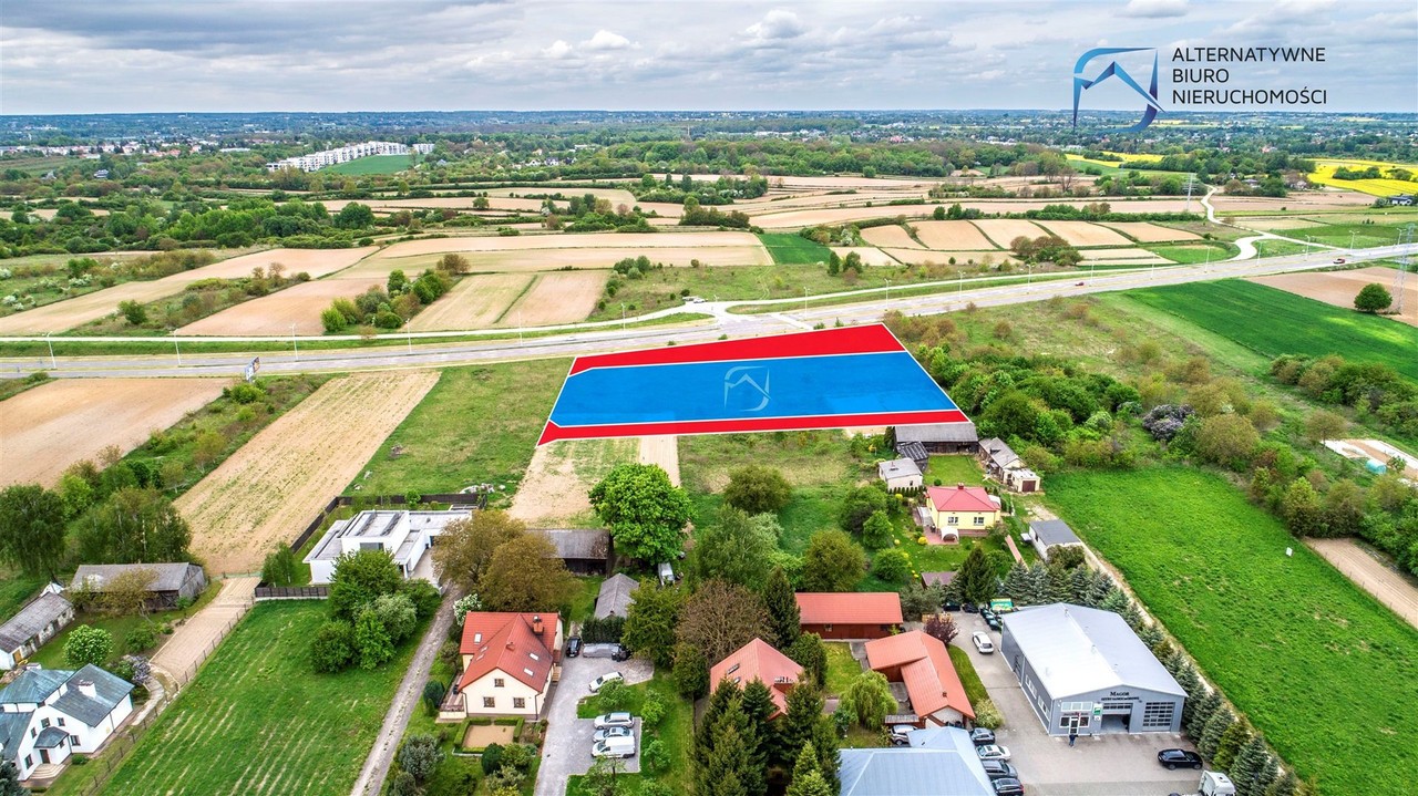 Działka usługowa 2km od węzła S17 – další