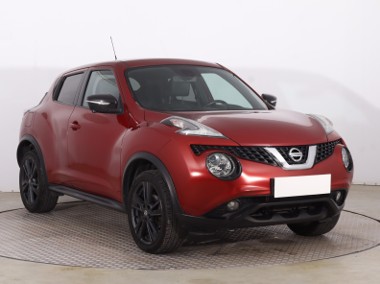 Nissan Juke , Salon Polska, Skóra, Navi, Klimatronic, Tempomat,-1