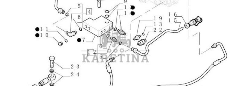 New Holland T6010 Blok 5196170-1