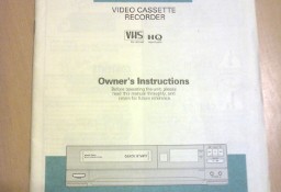 instrukcja; magnetowid; video; WIDEO  SAMSUNG VK 300;