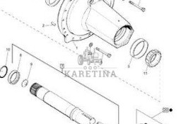 Case Magnum MX 225 260 New Holland TG Zwolnica Tylna Kompletna Obudowa Wał Układ Planetarny