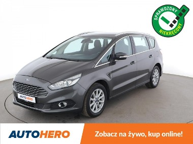 Ford S-MAX 1.5 EcoBoost Titanium Navi Virtual Tempomat Grzane Fotele Szyba PDC-1