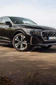 Audi Q8 , 1. Właściciel, Serwis ASO, 286 KM, Automat, Skóra, Navi,-2