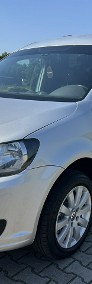 Volkswagen Caddy Long 1,6 102 km Hak navi pół skóra alufelgi tempomat idealny zadban-3