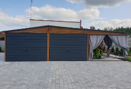 Garaż 6x5+3m wiata drewno złoty dąb orzech PRODUCENT