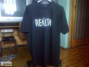 T-shirt czarna koszulka męska REALTA XXXL-1