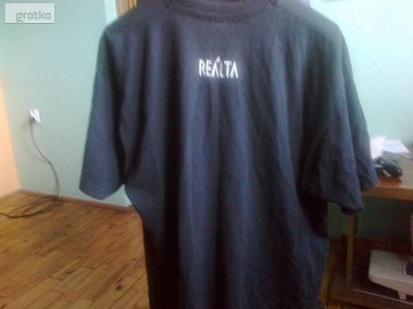 T-shirt czarna koszulka męska REALTA XXXL-2