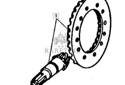 John Deere 8110 8210 8310 8410 Atak Zębatka Koło Zębate CZĘŚCI RE220142