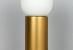 Lampa biurkowa GULDBODA złoty kula biała nowoczesny glamour