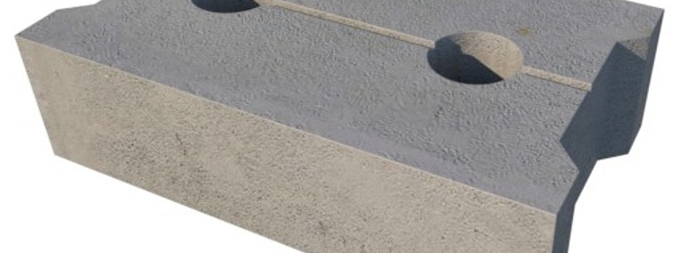 Bloczek betonowy M6 z uchwytem | Kar-Group Ełk-1