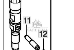 John Deere 6068HLA73 6820 6920 6920S Wtryskiwacz Wtryskiwacze CZĘŚCI RE516540
