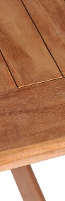 vidaXL Składany stół ogrodowy, 120x70x75 cm, lite drewno tekowe 44682-3