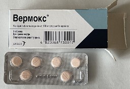 V.E.R.M.O.X, zawiera M.e.b.e.n.d.a.z.o.l 100 mg, nie VORMIL pasożyty