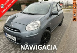 Nissan Micra IV Benzyna, klimatyzacja mrozi, dotykowa nawigacja, opony wielosezonowe