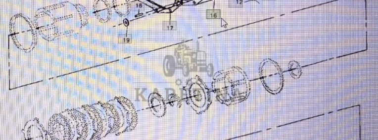 John Deere RE50439/osłona sprzęgła/John Deere 4555/4755/4955-1