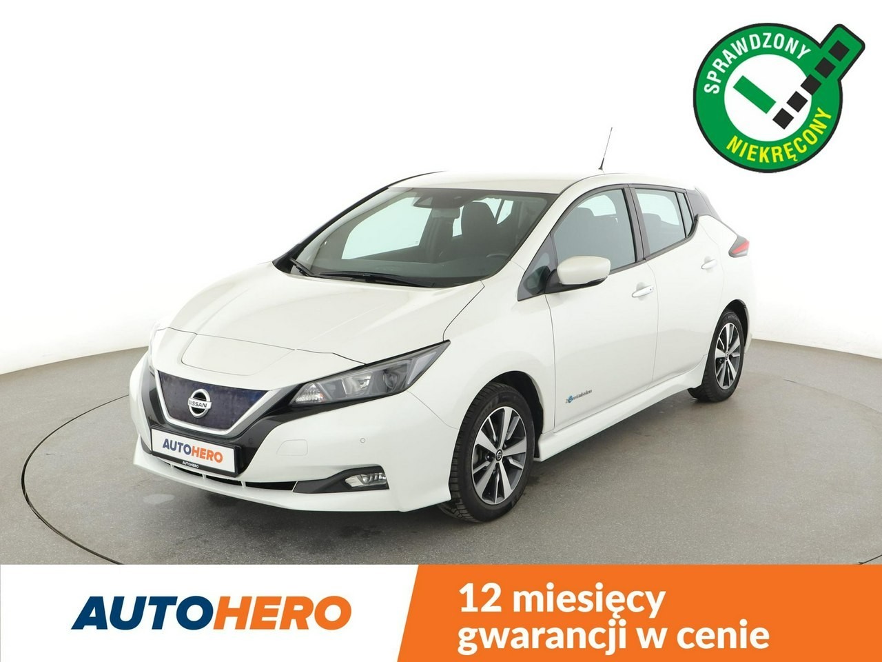 Nissan Leaf Klimatyzacja Automatyczna Tempomat Nawigacja Kamera PDC Niski Przebi