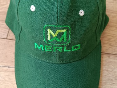 Nowa czapka z daszkiem oryginał Merlo zielona-1