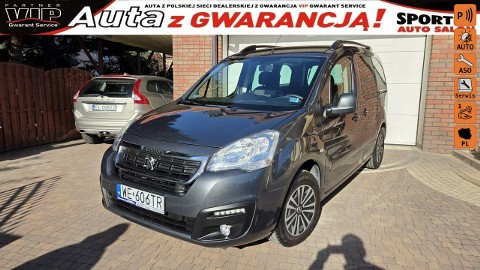Peugeot Partner II 2018.07- rej -1.6 HDI 100 KM, SALON PL,I WŁ,Tempomat F.vat23%, leasi