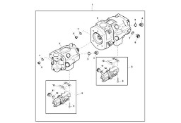 John Deere 9470RX - Sterownik pompy/zaworu RE576761 (Układ hydrauliczny)