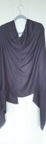 Nowy czarny szal szalik długi duży oversize-4