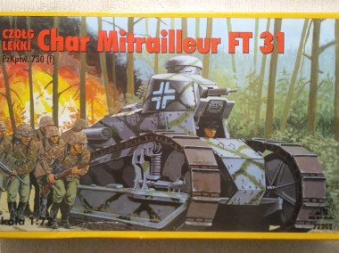 czołg - model 1:72 - Char Mitrailleur FT 31/PzKpfw. 730 - RPM-1