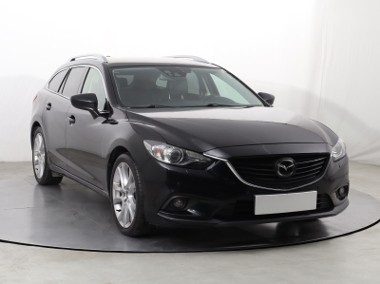 Mazda 6 III , Salon Polska, GAZ, Automat, Skóra, Navi, Xenon, Bi-Xenon,-1