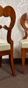 Dwa krzesła biedermeier czereśnia kopie politura krzesło repliki-3
