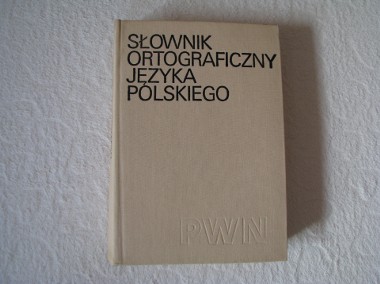 Słownik ortograficzny języka polskiego, PWN, Mieczysław Szymczak -1