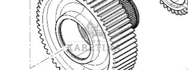 Massey Ferguson 7516 Koło Zębate Tryb Zębatka CZĘŚCI 4302423M2-1