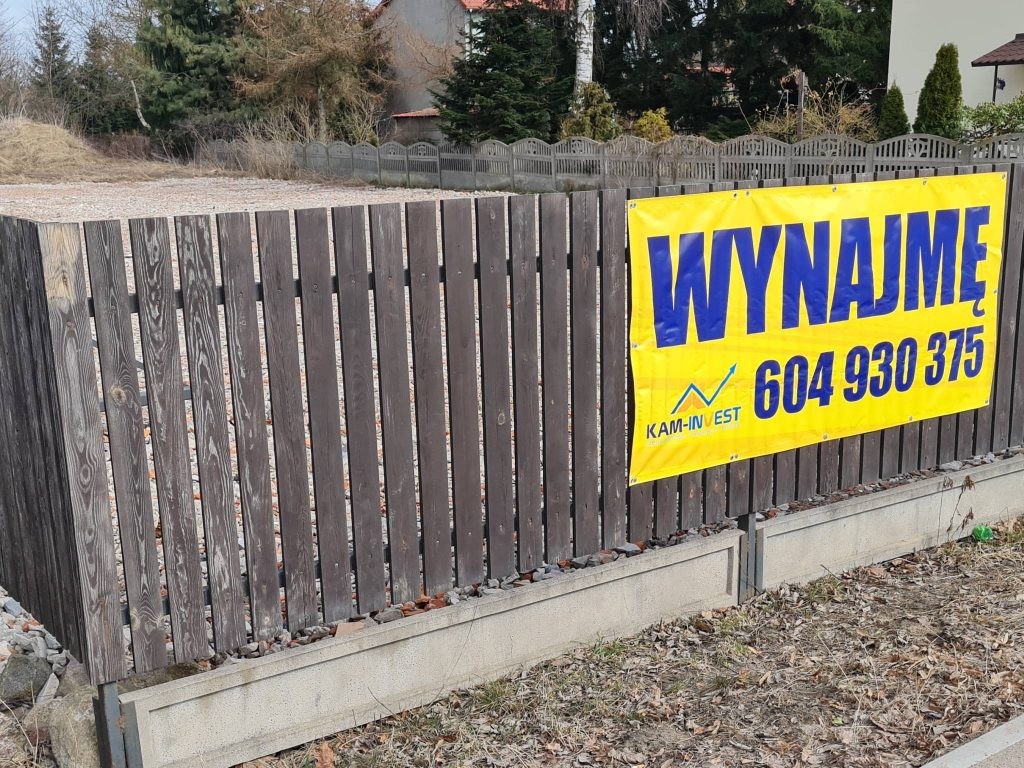 działka lub grunt na wynajem