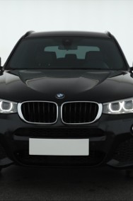 BMW X3 II (F25) , Salon Polska, Serwis ASO, 190 KM, Automat, Skóra, Navi,-2