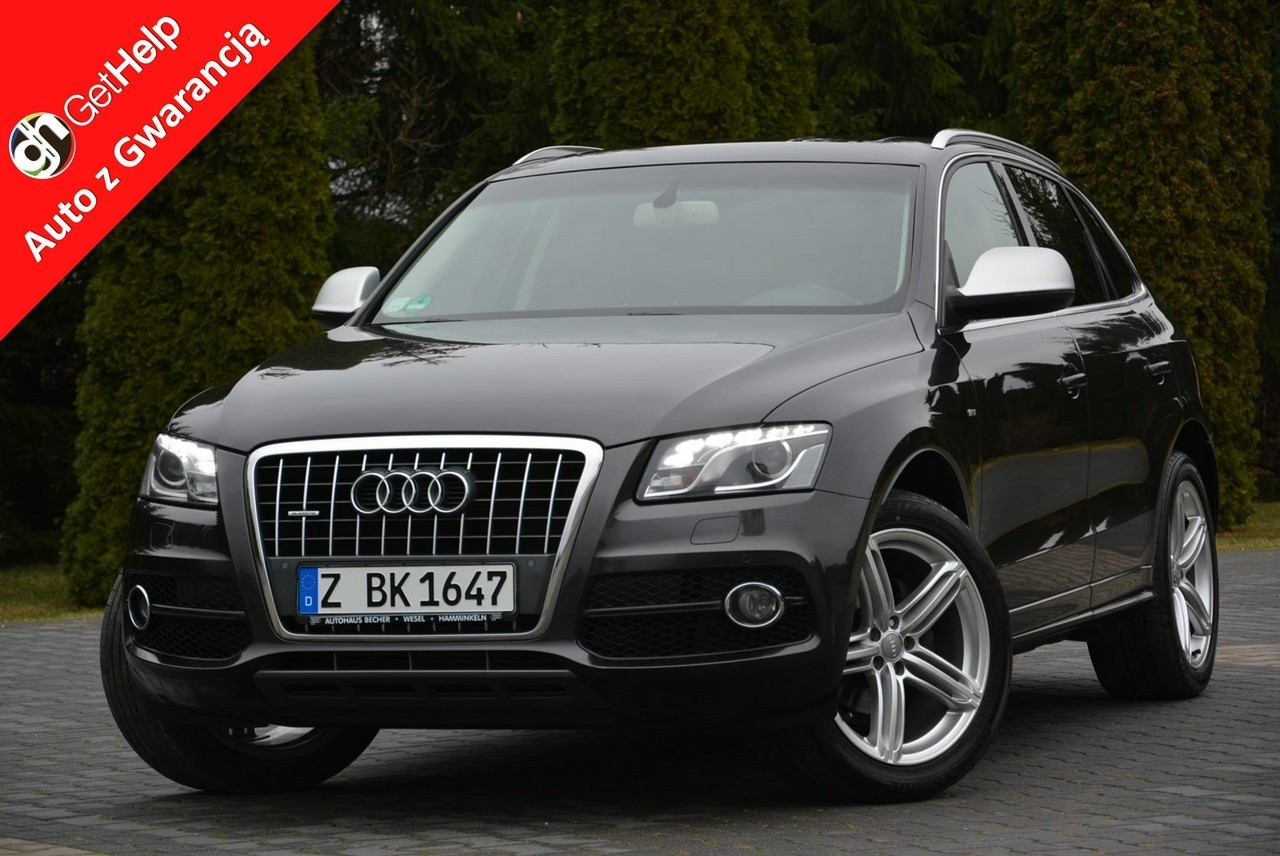 Audi Q5 I (8R) 2xS-Line bi-Xenon Ledy Navi Panorama Skóry el.Fotele el.klapa ASO