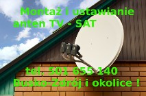 Montaż i ustawianie anten TV-SAT Busko i okolice!