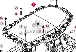 Valtra S274 S294 S324 S394 Fendt S927 S930 S933 S939 ML260 Pokrywa Obudowy 916101050060