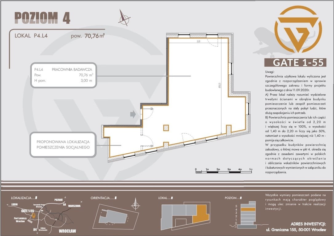 LOKALE BIUROWE BLISKO LOTNISKA_4 PIĘTRO_71 m² – pohled 6