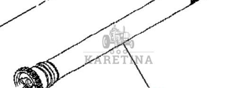 Massey Ferguson 8480 Wał CZĘŚCI 926102080130-1