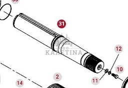 Valtra S274 S294 S324 S394 Fendt S927 S930 S933 S939 Wał Tylnej Osi 934152151146 934152152146
