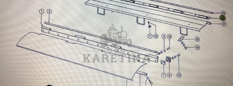 Listwa Claas Mega 370-360-1